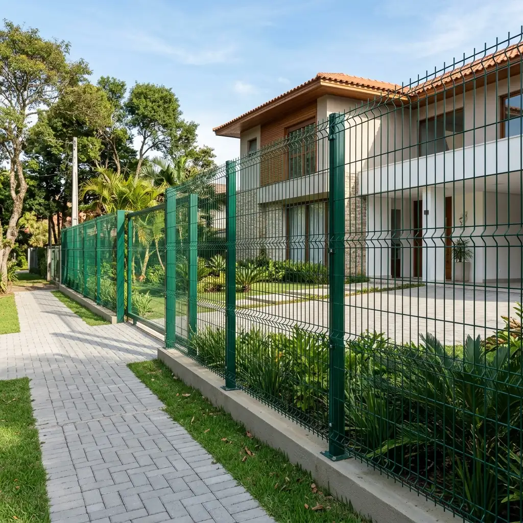 Portão deslizante em L em Bauru SP